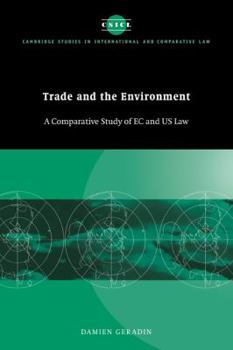 Paperback Trade and the Environment: A Comparative Study of EC and Us Law Book