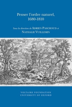 Paperback Penser I'ordre Naturel, 1680-1810 [French] Book