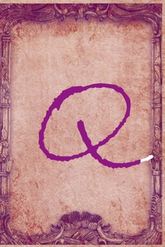 Letter Q : Vintage Monogram Journal / Notebook,  Initial Vintage Monogram Notebook To Write In Gift For Women / Men and Boys / girls: Blank lined journal diary notebook Size at 6 x 9 with 120 pages