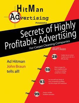 Paperback Secrets of Highly Profitable Advertising for Carpet Cleaning Companies Book