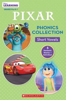 Paperback Disney Pixar Phonics Collection: Short Vowels (Disney Learning: Bind-Up) Book