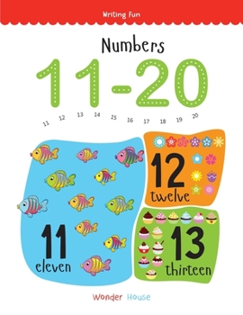 Paperback Numbers 11-20: Write and Practice Numbers 11 to 19 Book