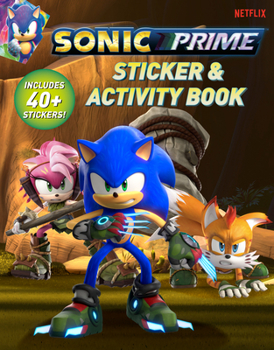 Paperback Sonic Prime Sticker & Activity Book: Includes 40+ Stickers Book