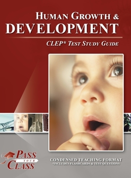 Hardcover Human Growth and Development CLEP Test Study Guide Book