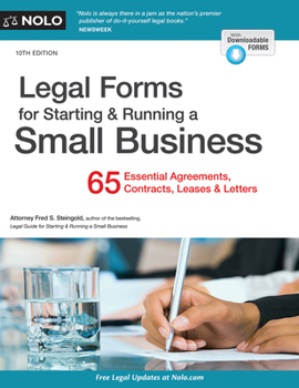 Paperback Legal Forms for Starting & Running a Small Business Book