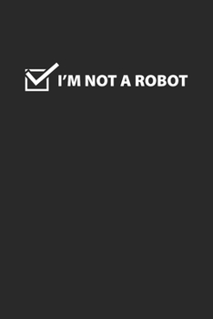 Paperback Carnet De Notes: Cadeau Influencer Captcha Robot Code 120 Pages, 6X9 (Environ A5), Grille ? Point [French] Book