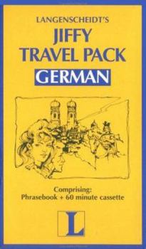 Paperback Jiffy Travel Pack German (Book & Cassette Edition) Book