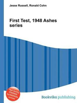 Paperback First Test, 1948 Ashes Series Book
