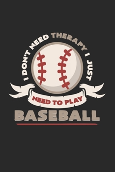 Paperback I need to play baseball: 6x9 Baseball - grid - squared paper - notebook - notes Book