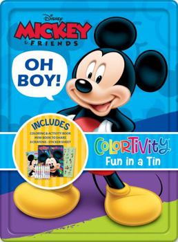Paperback Mickey & Friends Coloring Activity Tin Book
