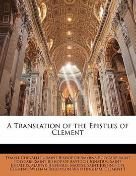 Paperback A Translation of the Epistles of Clement Book