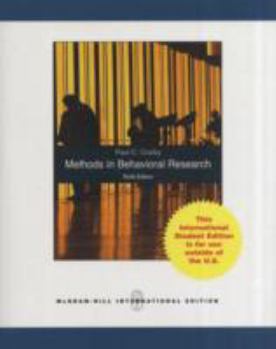Paperback METHODS IN BEHAVIORAL RESEARCH 10ED (IE) (PB 2009) Book