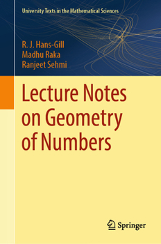 Hardcover Lecture Notes on Geometry of Numbers Book
