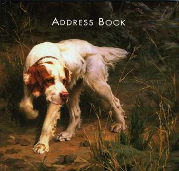 Hardcover Address Book Dog Book
