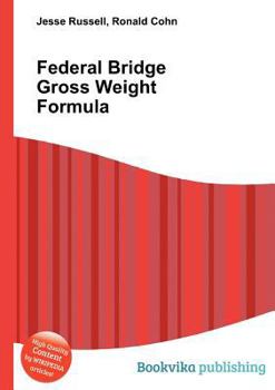 Paperback Federal Bridge Gross Weight Formula Book