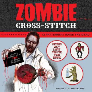 Paperback Zombie Cross-Stitch Book