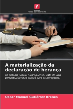 Paperback A materialização da declaração de herança [Portuguese] Book