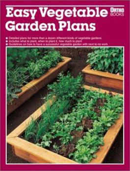 Paperback Easy Vegetable Garden Plans Book