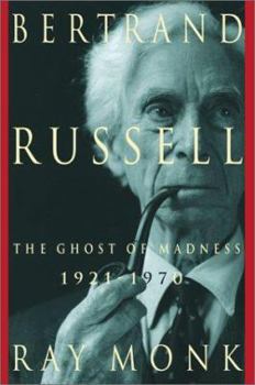 Hardcover Bertrand Russell: 1921-1970, the Ghost of Madness Book