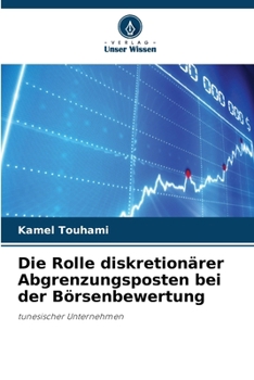 Paperback Die Rolle diskretionärer Abgrenzungsposten bei der Börsenbewertung [German] Book