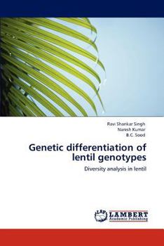 Paperback Genetic differentiation of lentil genotypes Book