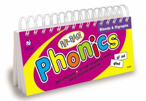 Paperback Flip-Flash(tm) Phonics, Blends and Digraphs Book