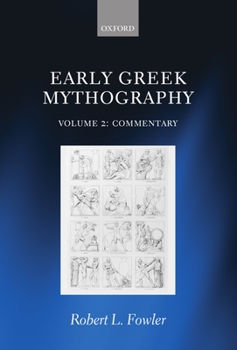 Hardcover Early Greek Mythography: Volume 2: Commentary Book