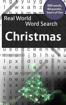 Paperback Real World Word Search: Christmas Book