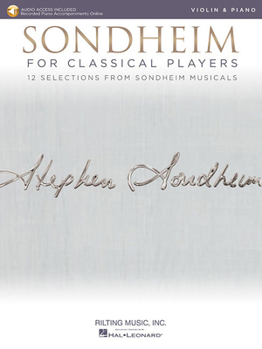 Misc. Sondheim for Classical Players: Violin and Piano with Online Accompaniments Book