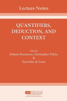 Paperback Quantifiers, Deduction, and Context Book