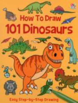 Paperback How to Draw 101 Dinosaurs Book