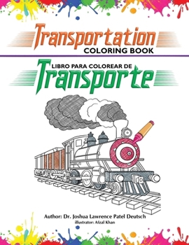 Libro para colorear de transporte: Transportation coloring book (Spanish Edition)