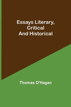 Paperback Essays Literary, Critical And Historical Book