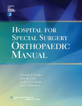 Paperback Hospital for Special Surgery Orthopaedics Manual Book