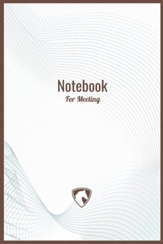 Notebook: For meeting: Brown simple tile