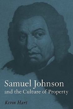 Paperback Samuel Johnson and the Culture of Property Book