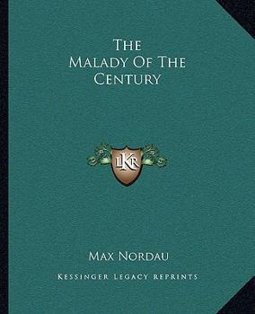 Paperback The Malady Of The Century Book