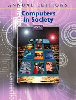 Paperback Annual Editions: Computers in Society 05/06 Book