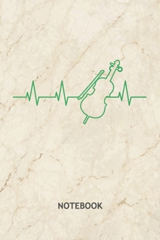 NOTEBOOK: Violin Player Note Book Grid-lined 6x9 - Instruments Journal A5 Gridded - Instrumentalist Planner Violin Music 120 Pages SQUARED - Violin ... Soft Cover - Concert Band Birthday Present