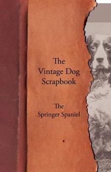 Paperback The Vintage Dog Scrapbook - The Springer Spaniel Book