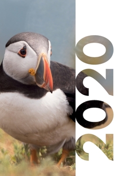 2020: Puffin themed gifts Excellent Planner Calendar Organizer Daily Weekly Monthly Student Diary for searching for Christmas gift ideas for bird lovers