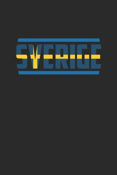 Paperback Sverige: Blank Lined Notebook (6" x 9" - 120 pages) Sweden Themed Notebook for Gift / Daily Activity Journals / Diary Book