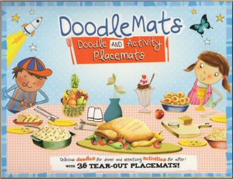 Paperback Doodle and Activity Placemats Book