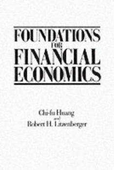 Paperback Foundations for Financial Economics Book