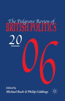 Paperback The Palgrave Review of British Politics 2006 Book