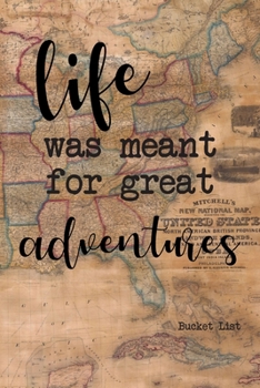 Paperback Bucket List: Life Was Meant For Great Adventures Couples Travel Bucket List Book