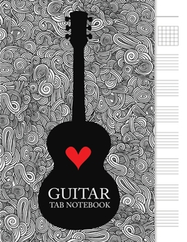 Paperback Guitar Tab Notebook: 6 String Guitar Chord and Tablature Staff Music Paper for Guitar Players, Musicians, Teachers and Students (8.5x11 - 1 Book