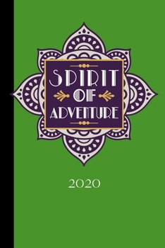 Spirit Of Adventure 2020: Weekly Planner Journals for Teen Girls Women Her, Notebook Organiser, Vintage Style, Week Per Page, 50 Pages Ruled White Paper, 106 pages