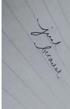 Paperback just because. Book