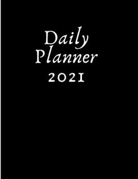 Paperback Daily Planner 2021 [Large Print] Book